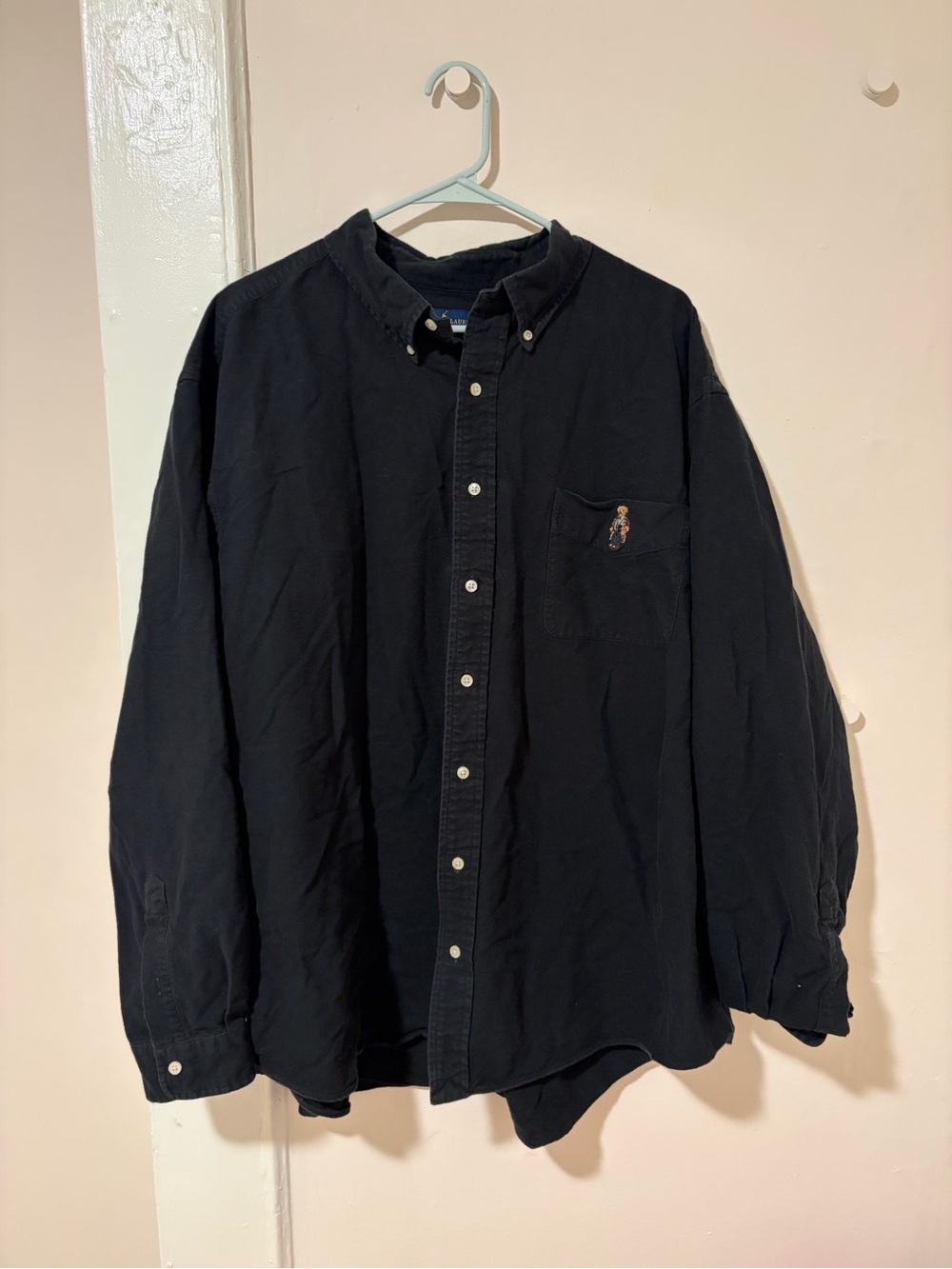 Polo Ralph Lauren Polo Bear Oxford Shirt Men's Classic Fit Long Sleeved